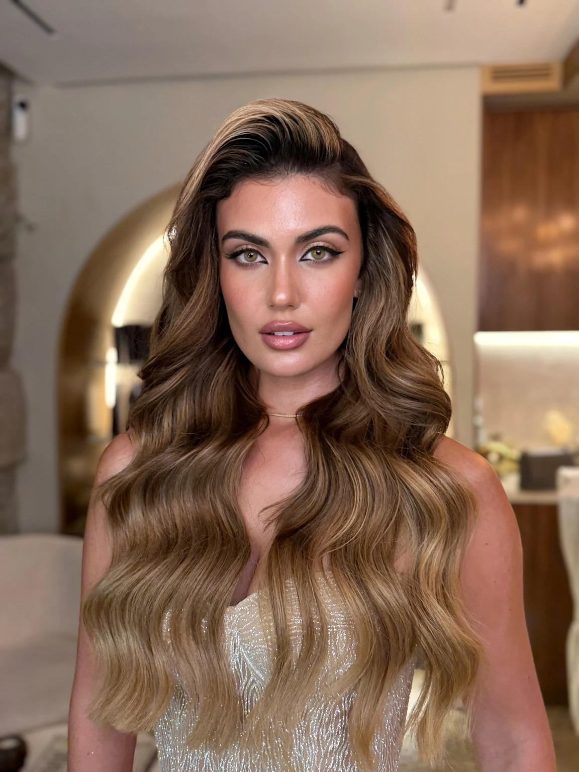 Corte y peinado de mujer